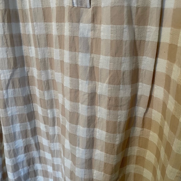 Buffalo Plaid Sleeveless button up collared dress - Picture 2 of 4